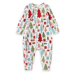 Christmas Merry Baby Bamboo Zipper Romper - Family Matching