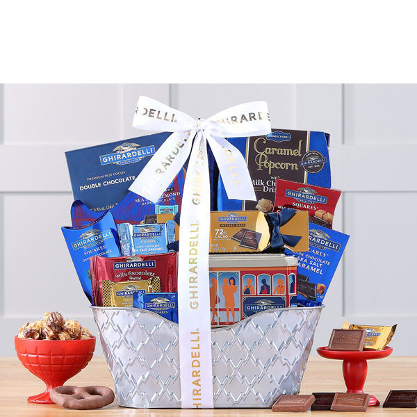 Ghirardelli Milk and Dark Chocolate Gift Basket