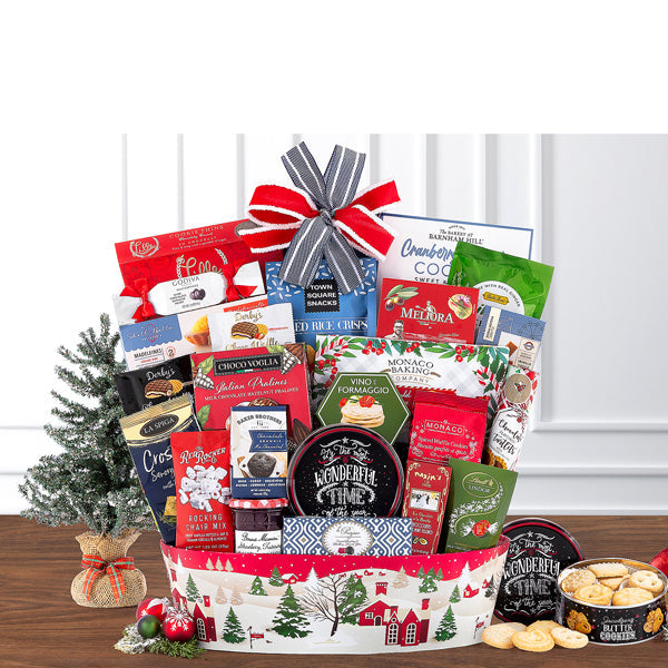 Festive Gourmet Gift Basket