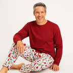 Christmas Merry Adult Bamboo Pajama Pants - Family Matching