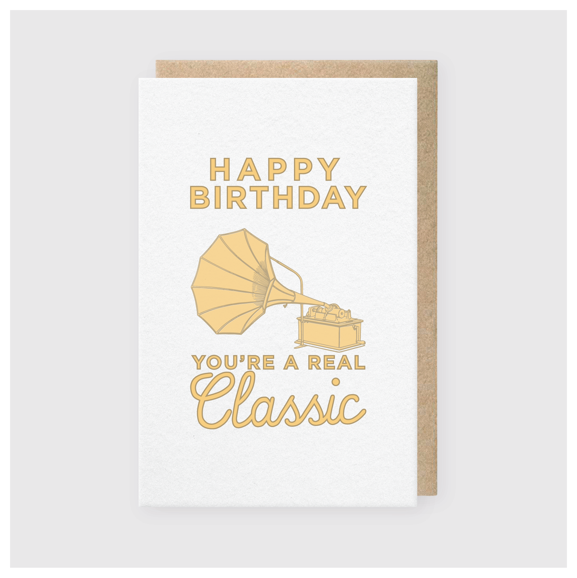 Classic Birthday Greeting Card