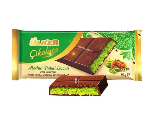 12PK ULKER PISTACHIO DUBAI CHOCOLATE 93G