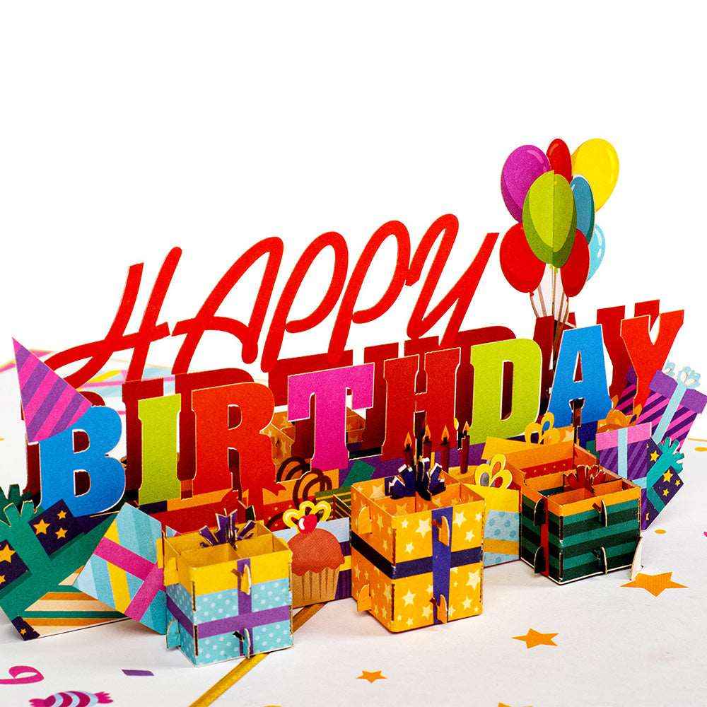 Happy Birthday Card - Pop Up Birthday Card