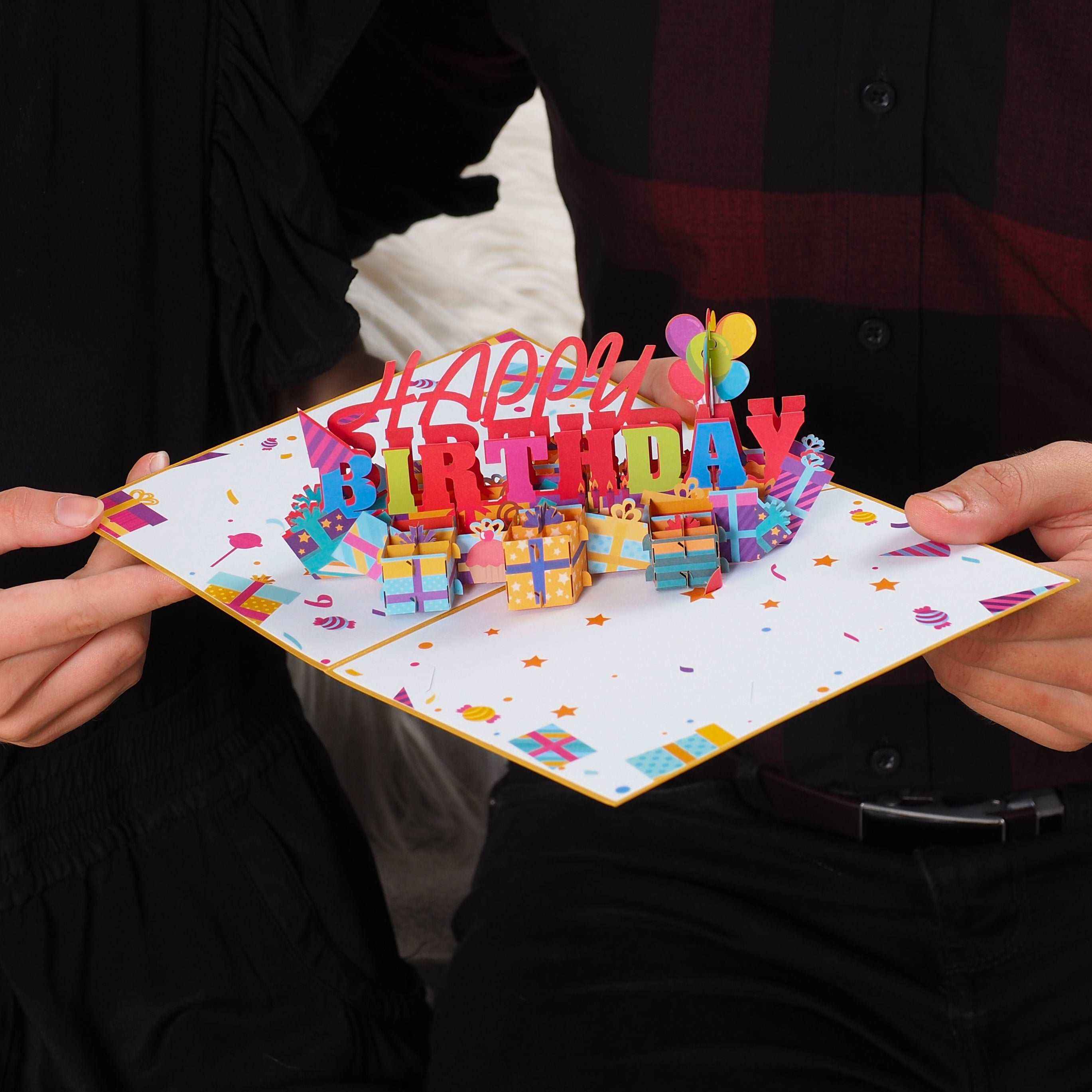 Happy Birthday Card - Pop Up Birthday Card