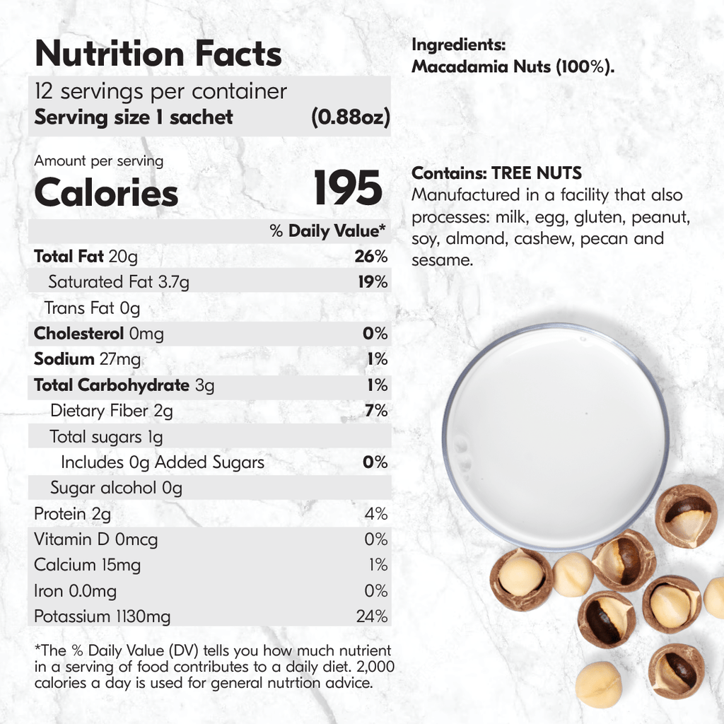 100% Macadamia Milk (12 Packs)