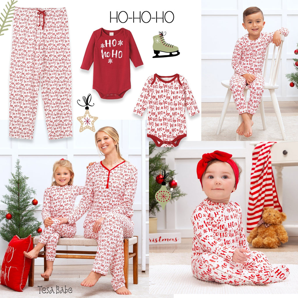 Christmas Set Of 2 Bodysuits Ho-Ho-Ho