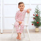 Christmas Bamboo Kids' Pajama Set Ho-Ho-Ho