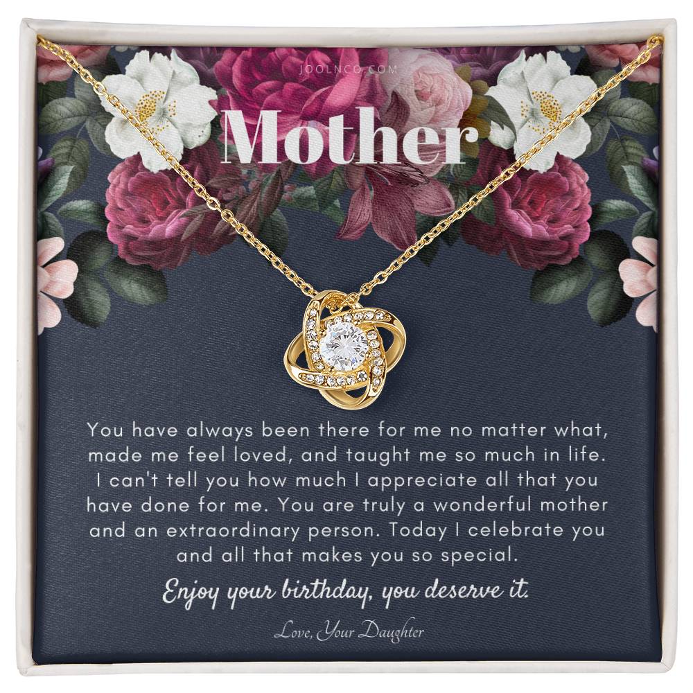 Mother's Birthday Gift | Necklace for Mom's Birthday | Elegant Gift for Mom From Daughter | Best Mom Gift Message Card | Elegant Gift