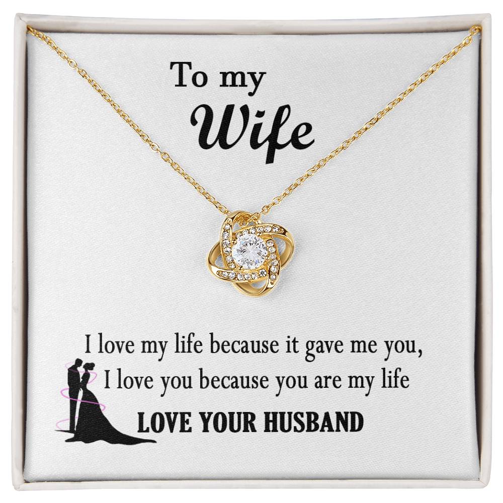 To My Wife Necklace - Anniversary Gift for Wife, Birthday Gift for Wife, Gift for Wife, Necklace for Wife, Gift for Wife Birthday