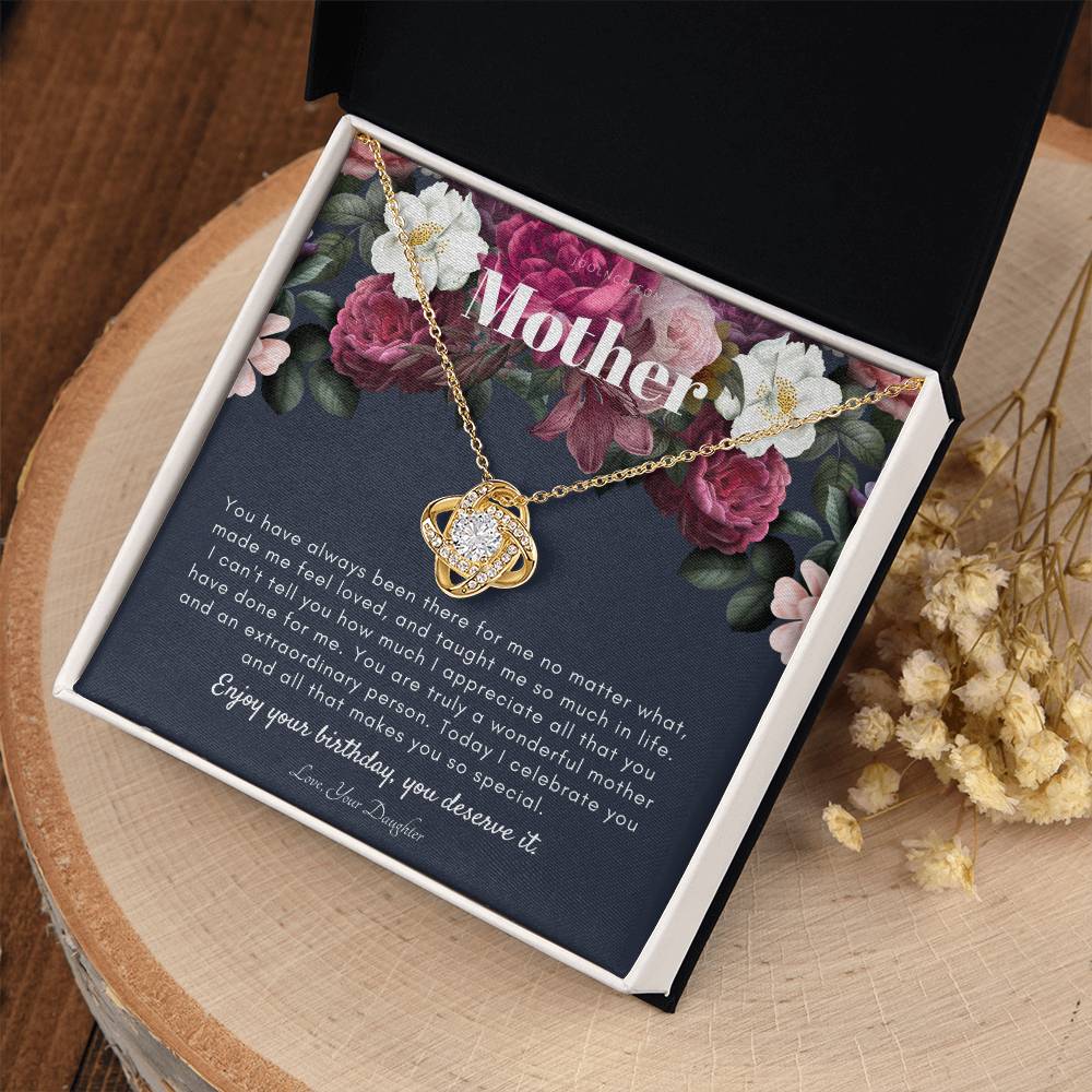 Mother's Birthday Gift | Necklace for Mom's Birthday | Elegant Gift for Mom From Daughter | Best Mom Gift Message Card | Elegant Gift