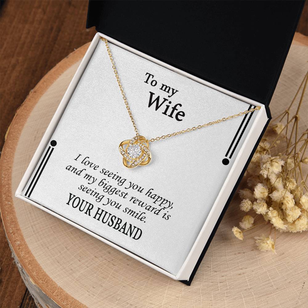 To My Wife Necklace - Anniversary Gift for Wife, Birthday Gift for Wife, Gift for Wife, Necklace for Wife, Gift for Wife Birthday