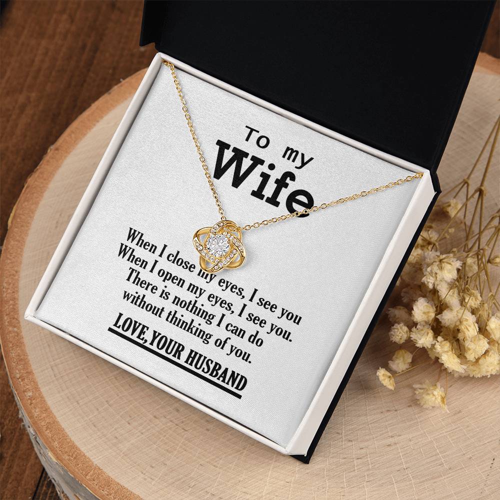 To My Wife Necklace - Anniversary Gift for Wife, Birthday Gift for Wife, Gift for Wife, Necklace for Wife, Gift for Wife Birthday