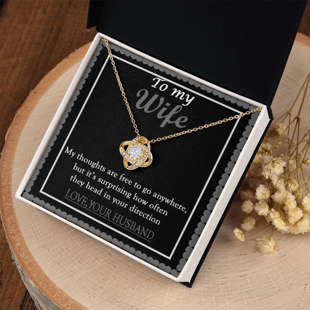 To My Wife Necklace - Anniversary Gift for Wife, Birthday Gift for Wife, Gift for Wife, Necklace for Wife, Gift for Wife Birthday