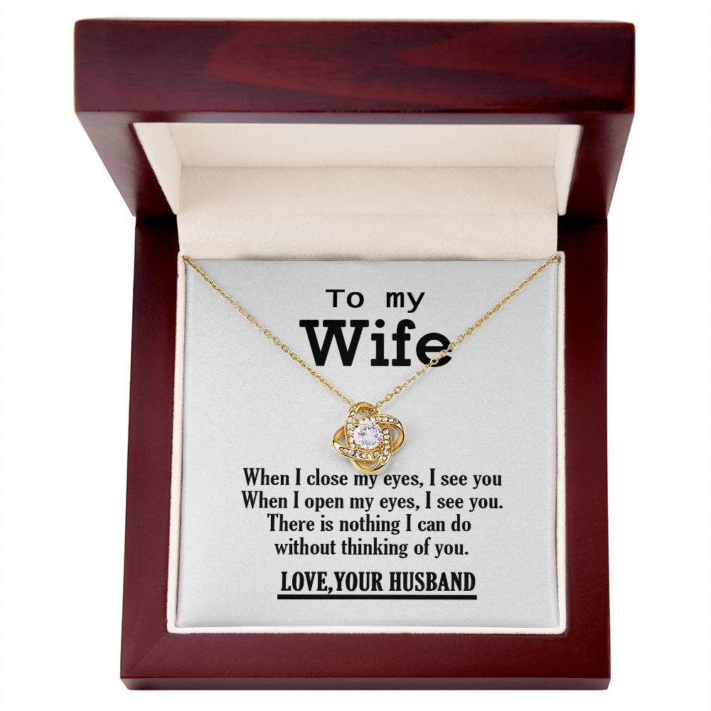 To My Wife Necklace - Anniversary Gift for Wife, Birthday Gift for Wife, Gift for Wife, Necklace for Wife, Gift for Wife Birthday