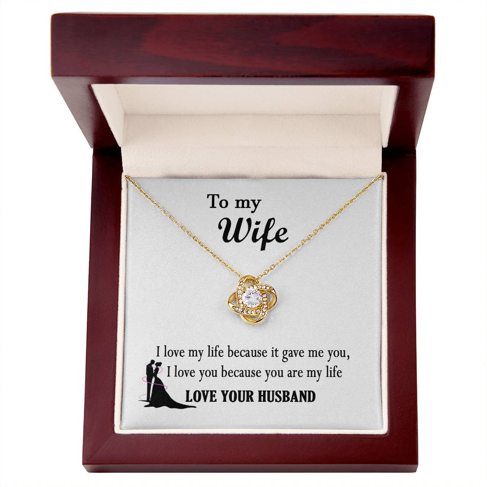 To My Wife Necklace - Anniversary Gift for Wife, Birthday Gift for Wife, Gift for Wife, Necklace for Wife, Gift for Wife Birthday