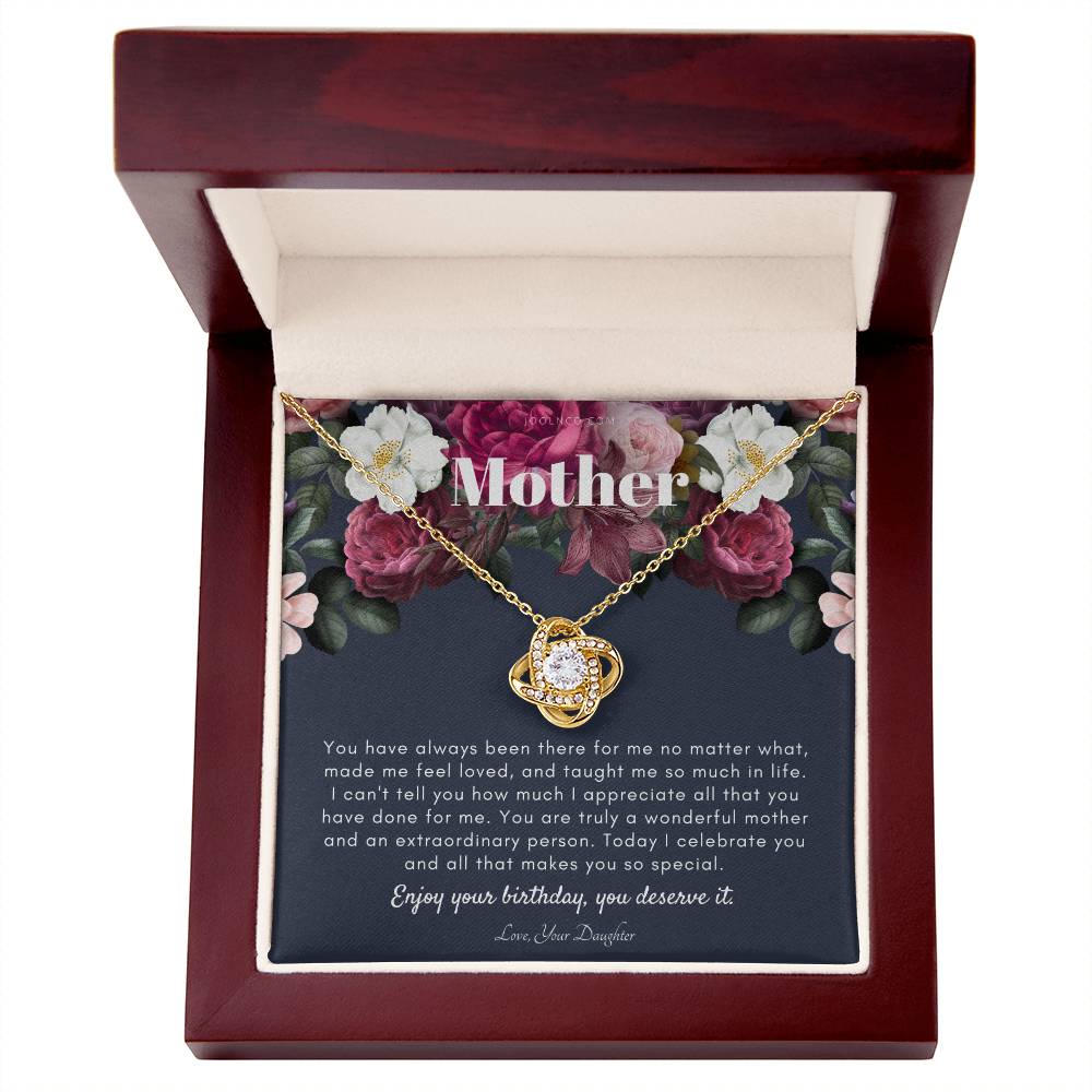 Mother's Birthday Gift | Necklace for Mom's Birthday | Elegant Gift for Mom From Daughter | Best Mom Gift Message Card | Elegant Gift