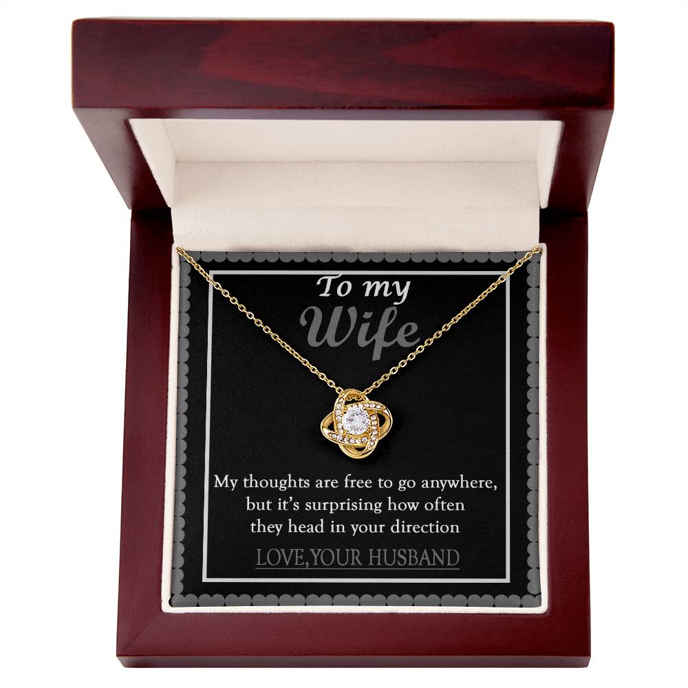 To My Wife Necklace - Anniversary Gift for Wife, Birthday Gift for Wife, Gift for Wife, Necklace for Wife, Gift for Wife Birthday