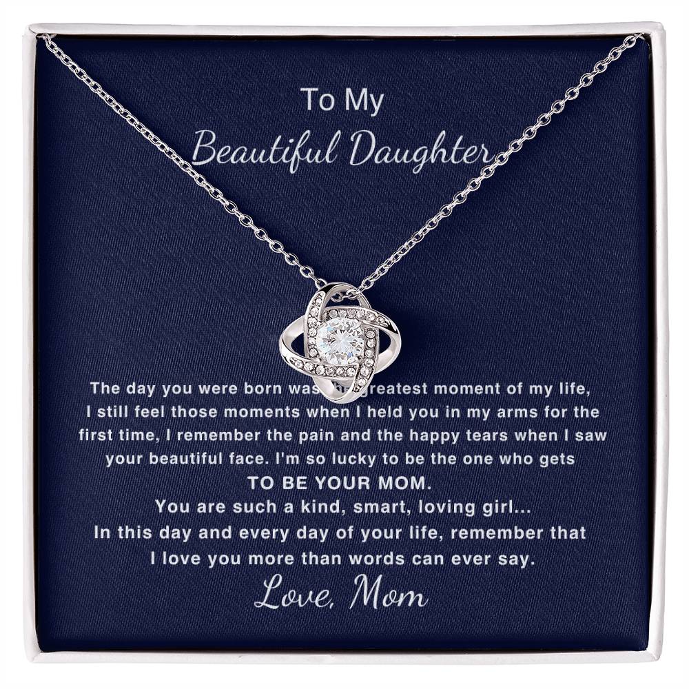 Gift for Daughter From Mom, Daughter Mother Necklace, Daughter Gift From Mom, to My Daughter, Daughters Birthday, Unique, Grown Up Daughter