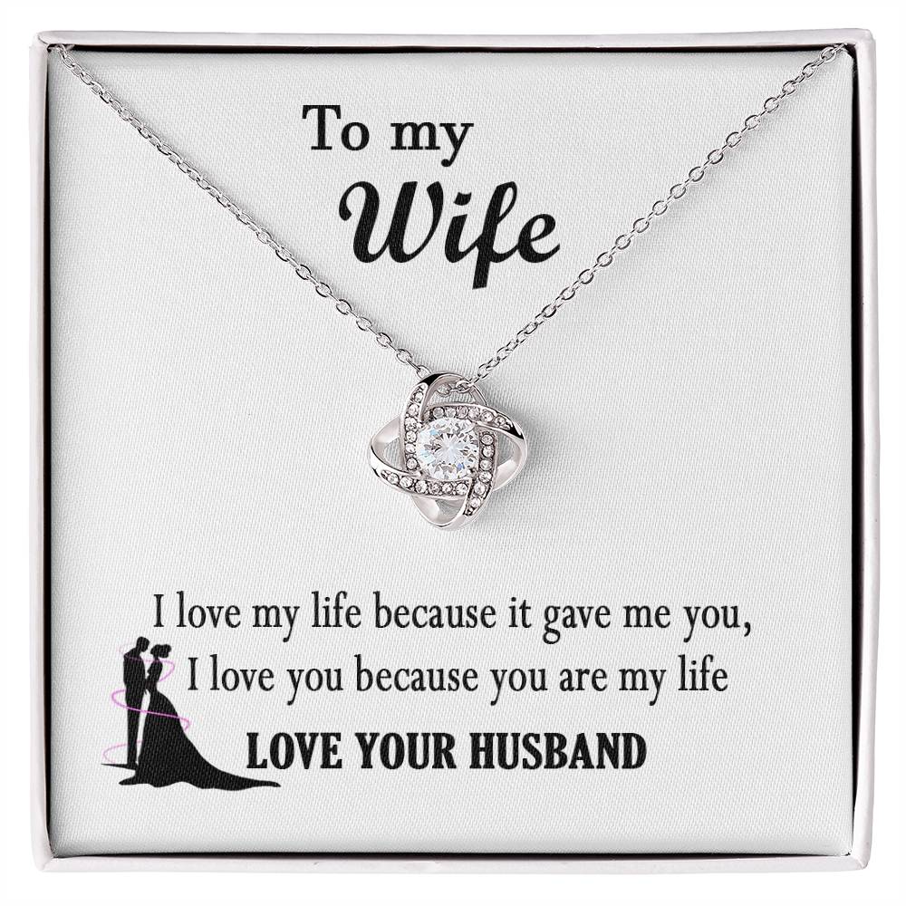 To My Wife Necklace - Anniversary Gift for Wife, Birthday Gift for Wife, Gift for Wife, Necklace for Wife, Gift for Wife Birthday