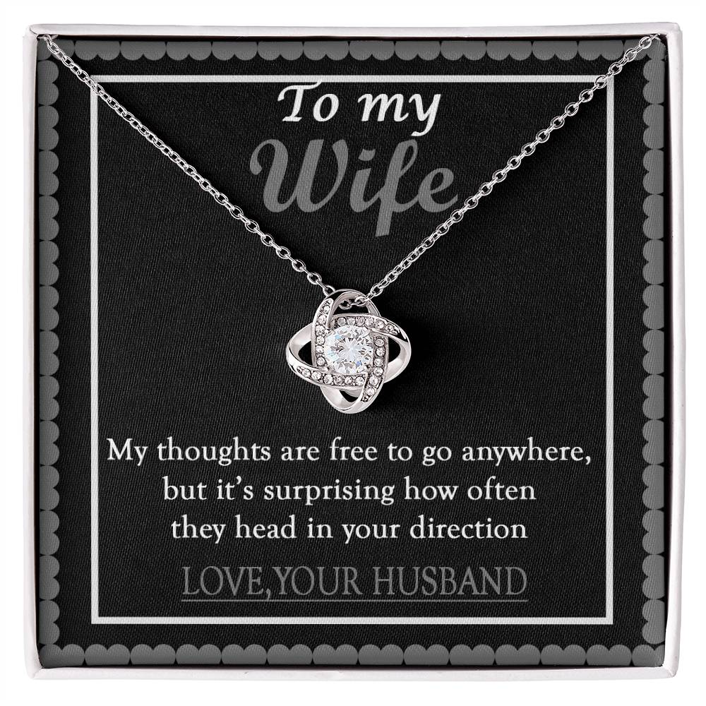 To My Wife Necklace - Anniversary Gift for Wife, Birthday Gift for Wife, Gift for Wife, Necklace for Wife, Gift for Wife Birthday
