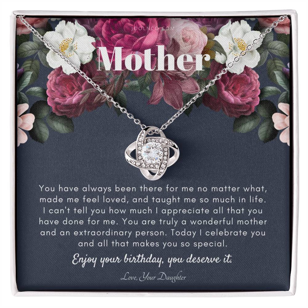 Mother's Birthday Gift | Necklace for Mom's Birthday | Elegant Gift for Mom From Daughter | Best Mom Gift Message Card | Elegant Gift