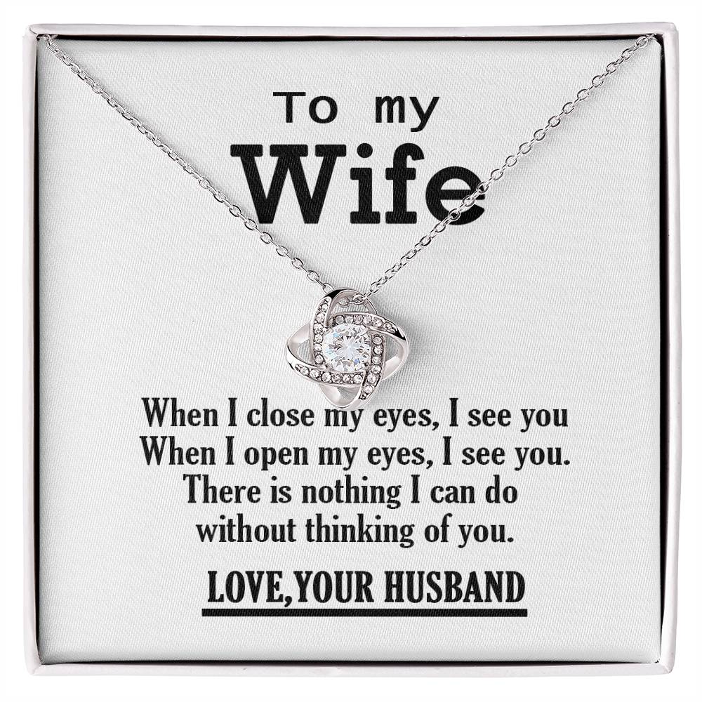 To My Wife Necklace - Anniversary Gift for Wife, Birthday Gift for Wife, Gift for Wife, Necklace for Wife, Gift for Wife Birthday