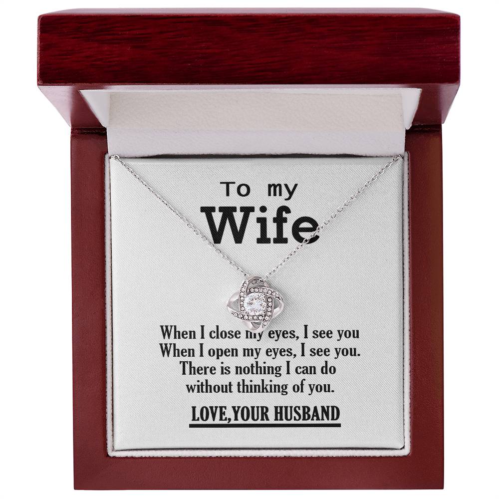 To My Wife Necklace - Anniversary Gift for Wife, Birthday Gift for Wife, Gift for Wife, Necklace for Wife, Gift for Wife Birthday