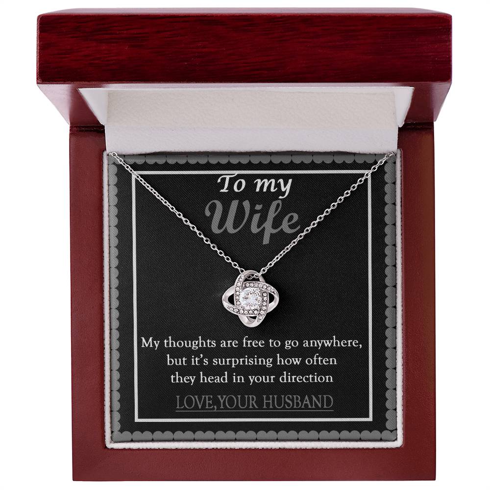 To My Wife Necklace - Anniversary Gift for Wife, Birthday Gift for Wife, Gift for Wife, Necklace for Wife, Gift for Wife Birthday