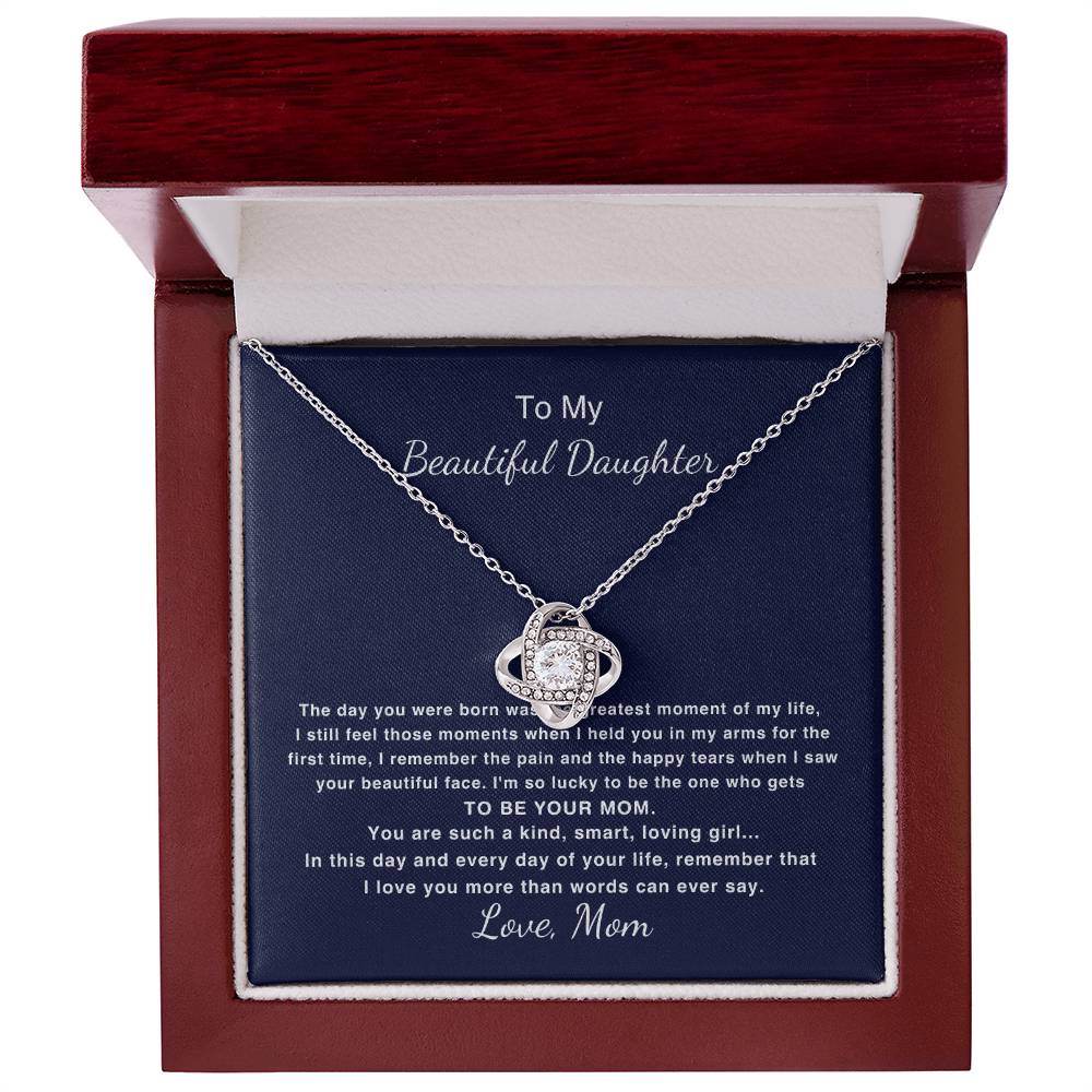 Gift for Daughter From Mom, Daughter Mother Necklace, Daughter Gift From Mom, to My Daughter, Daughters Birthday, Unique, Grown Up Daughter