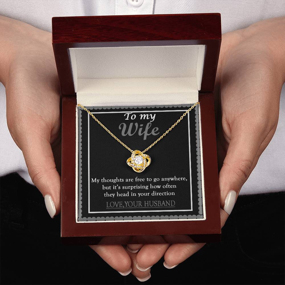 To My Wife Necklace - Anniversary Gift for Wife, Birthday Gift for Wife, Gift for Wife, Necklace for Wife, Gift for Wife Birthday