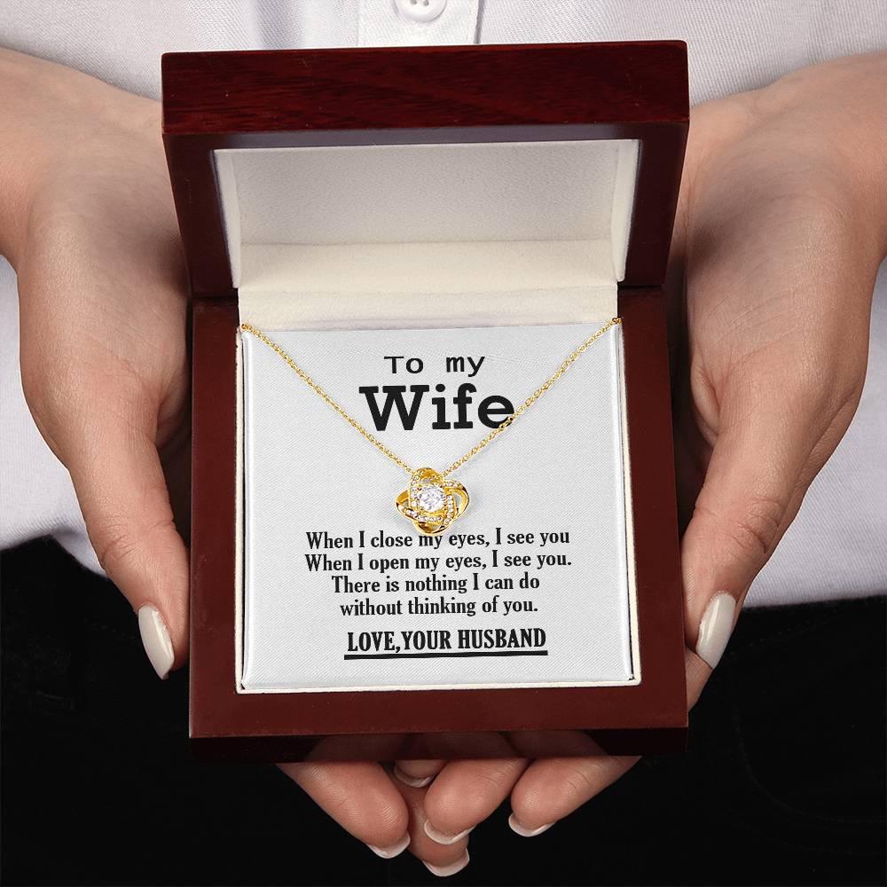 To My Wife Necklace - Anniversary Gift for Wife, Birthday Gift for Wife, Gift for Wife, Necklace for Wife, Gift for Wife Birthday