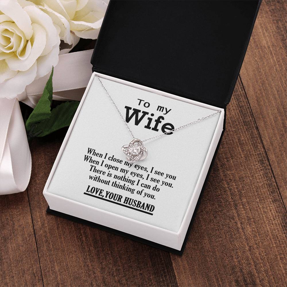 To My Wife Necklace - Anniversary Gift for Wife, Birthday Gift for Wife, Gift for Wife, Necklace for Wife, Gift for Wife Birthday
