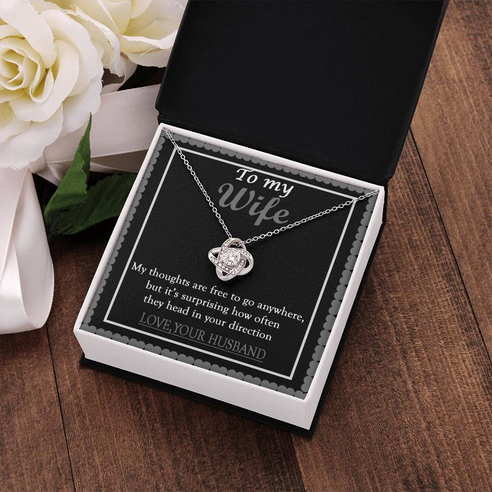To My Wife Necklace - Anniversary Gift for Wife, Birthday Gift for Wife, Gift for Wife, Necklace for Wife, Gift for Wife Birthday