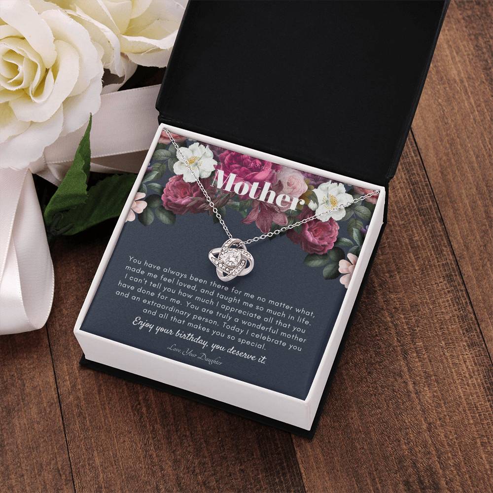Mother's Birthday Gift | Necklace for Mom's Birthday | Elegant Gift for Mom From Daughter | Best Mom Gift Message Card | Elegant Gift