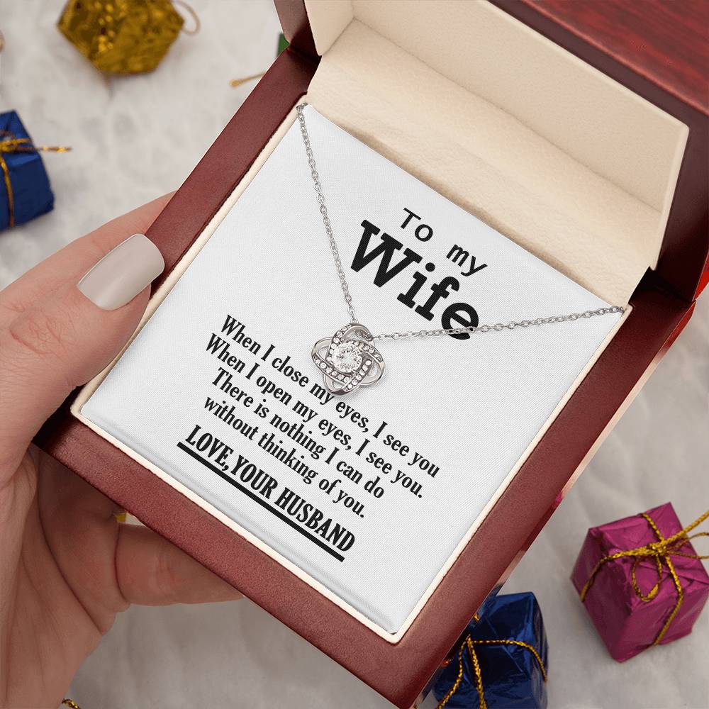 To My Wife Necklace - Anniversary Gift for Wife, Birthday Gift for Wife, Gift for Wife, Necklace for Wife, Gift for Wife Birthday