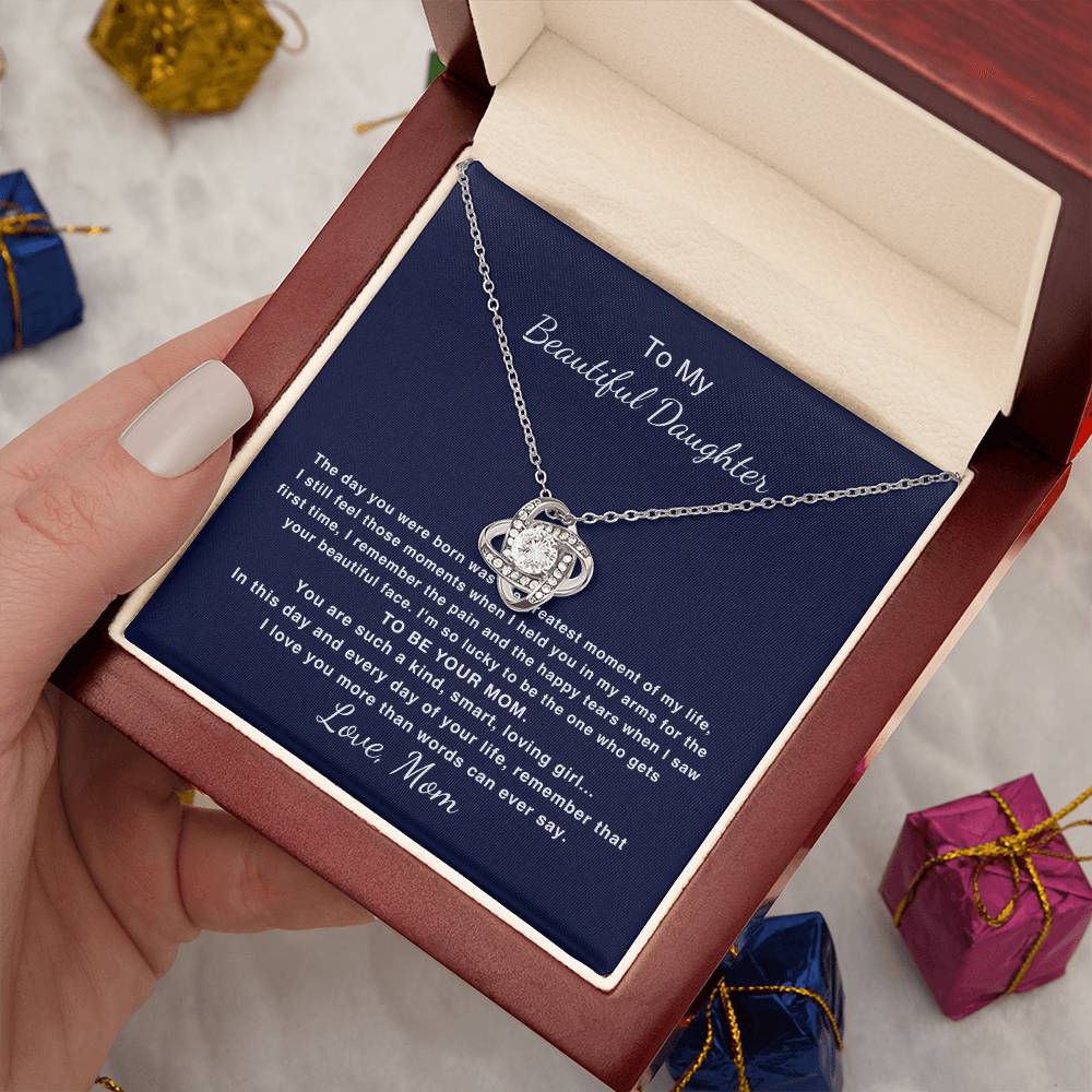 Gift for Daughter From Mom, Daughter Mother Necklace, Daughter Gift From Mom, to My Daughter, Daughters Birthday, Unique, Grown Up Daughter
