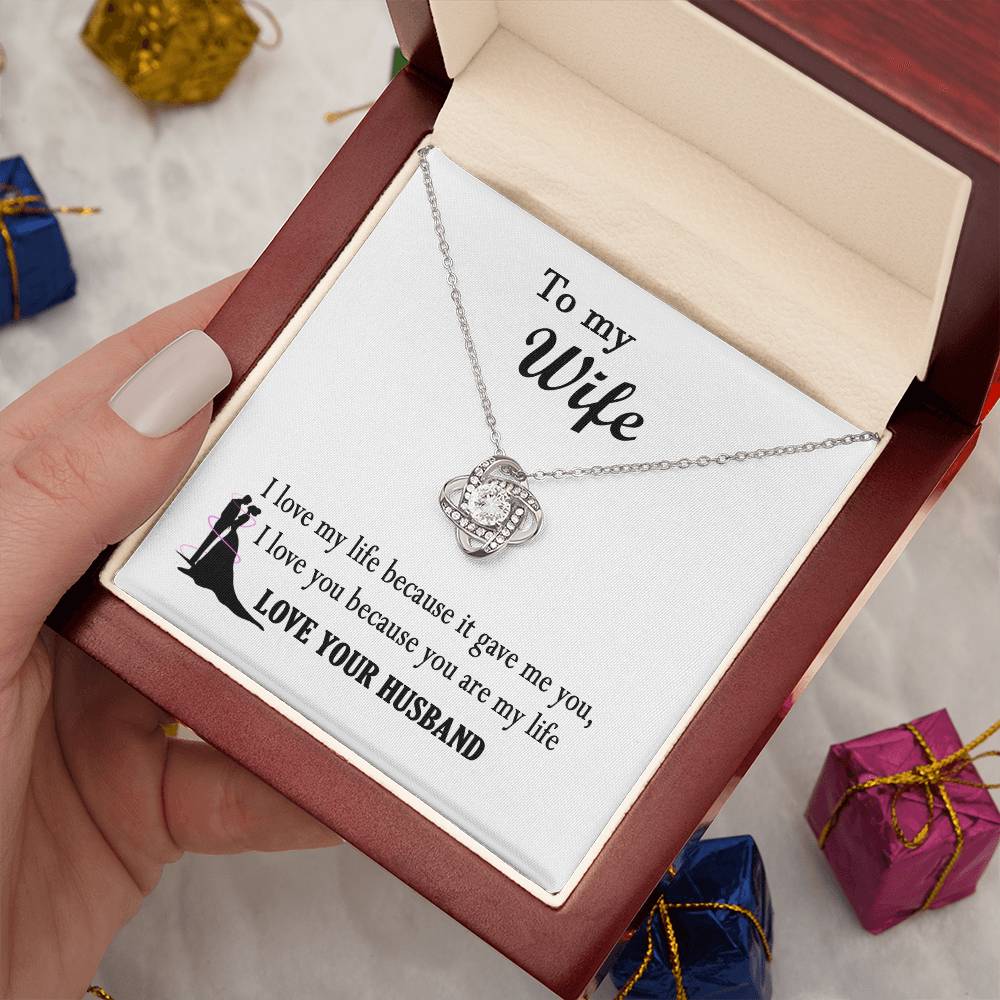 To My Wife Necklace - Anniversary Gift for Wife, Birthday Gift for Wife, Gift for Wife, Necklace for Wife, Gift for Wife Birthday