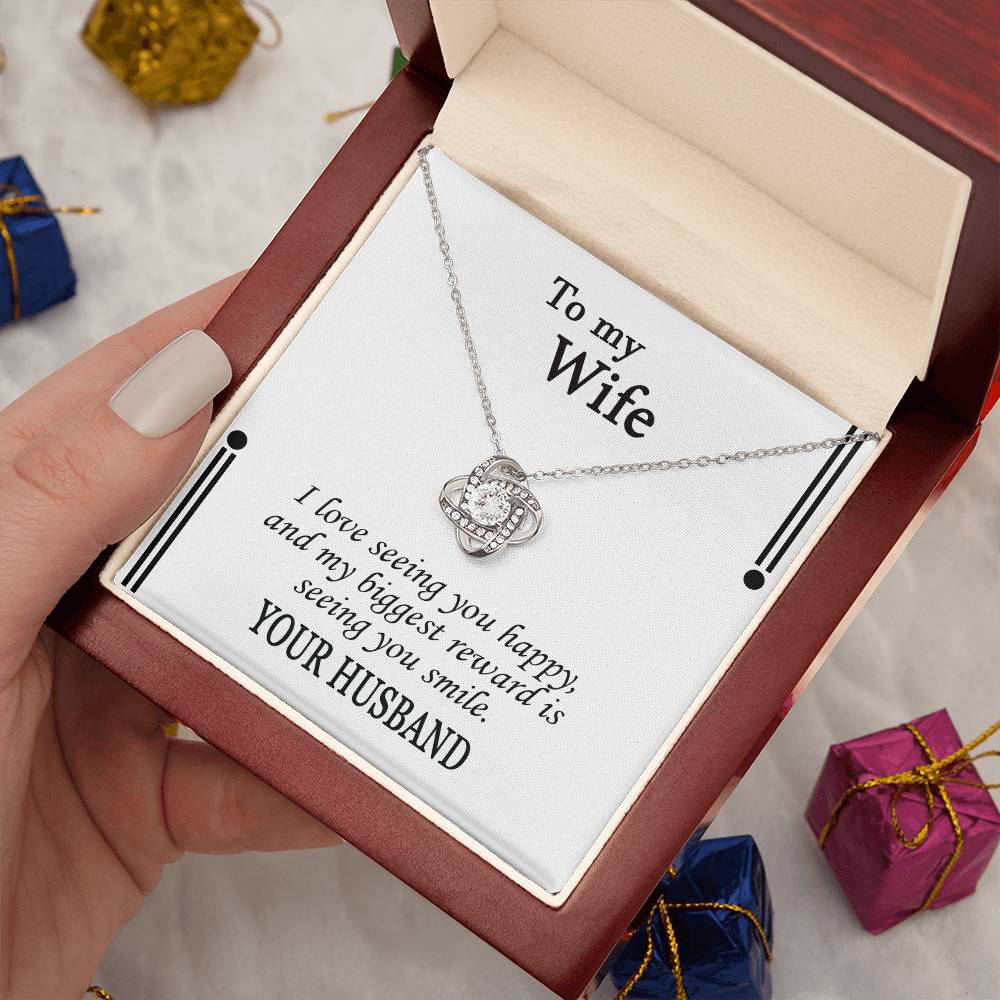 To My Wife Necklace - Anniversary Gift for Wife, Birthday Gift for Wife, Gift for Wife, Necklace for Wife, Gift for Wife Birthday