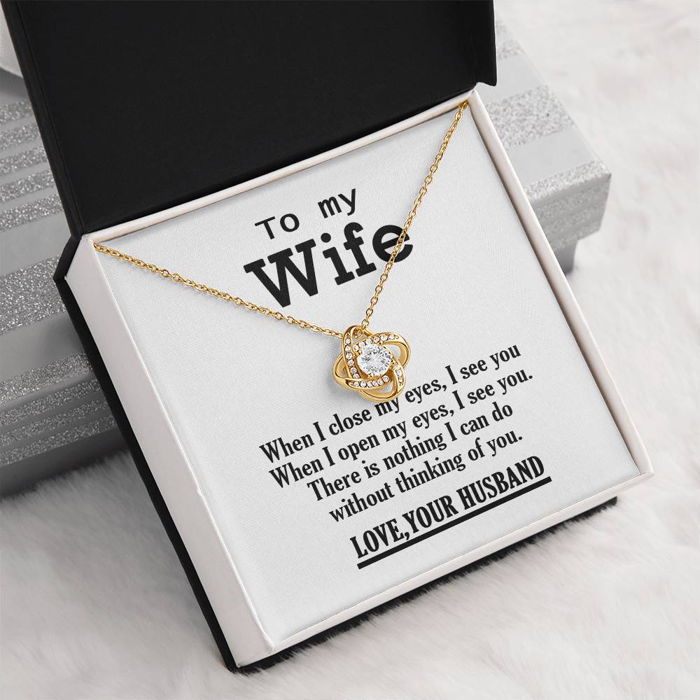 To My Wife Necklace - Anniversary Gift for Wife, Birthday Gift for Wife, Gift for Wife, Necklace for Wife, Gift for Wife Birthday