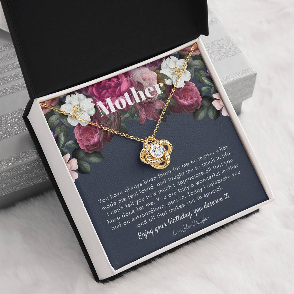 Mother's Birthday Gift | Necklace for Mom's Birthday | Elegant Gift for Mom From Daughter | Best Mom Gift Message Card | Elegant Gift