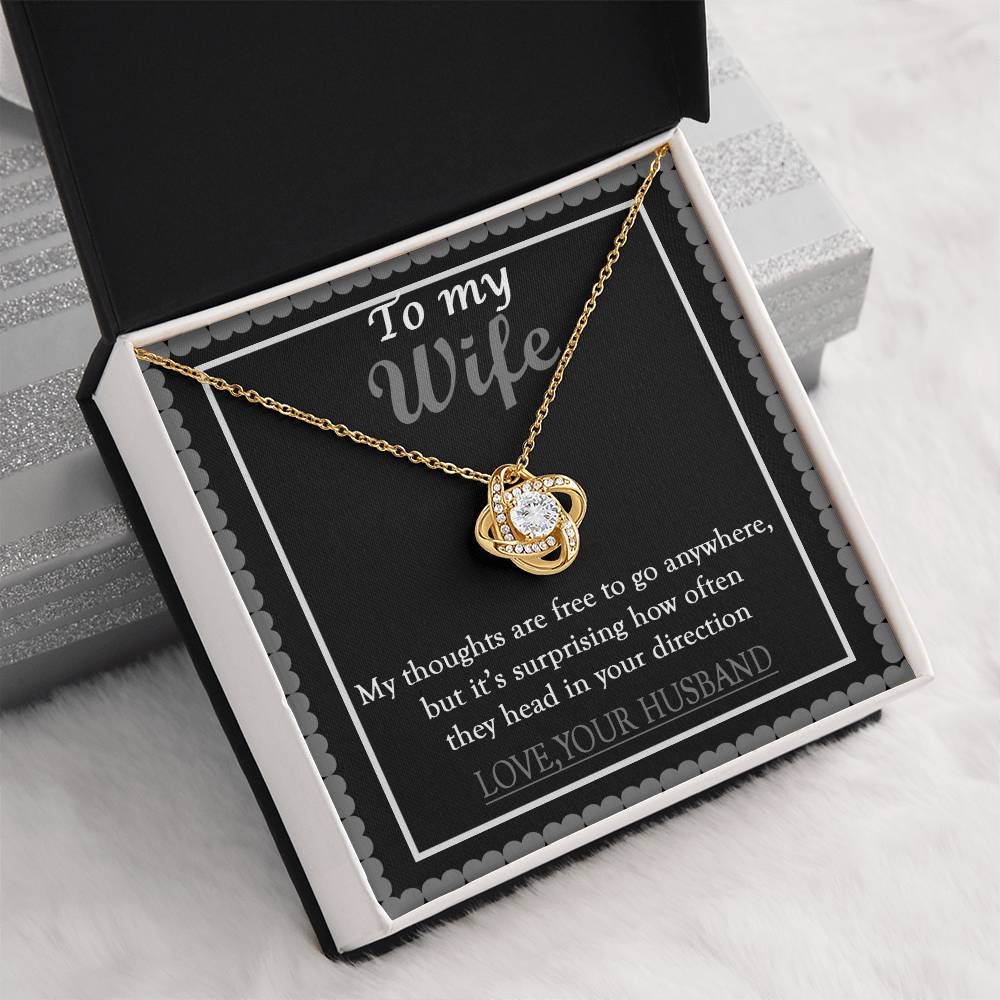 To My Wife Necklace - Anniversary Gift for Wife, Birthday Gift for Wife, Gift for Wife, Necklace for Wife, Gift for Wife Birthday