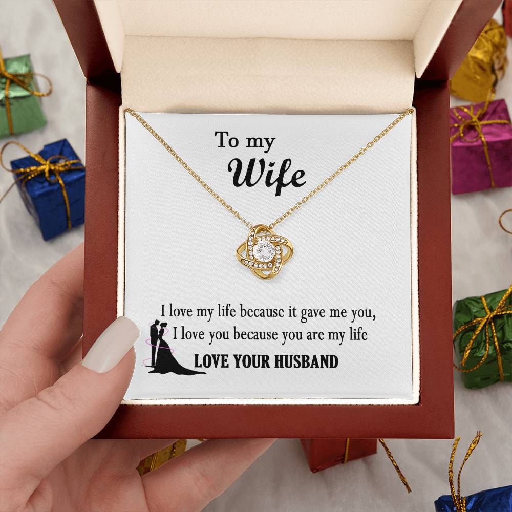 To My Wife Necklace - Anniversary Gift for Wife, Birthday Gift for Wife, Gift for Wife, Necklace for Wife, Gift for Wife Birthday