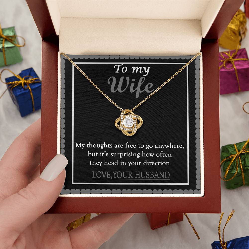 To My Wife Necklace - Anniversary Gift for Wife, Birthday Gift for Wife, Gift for Wife, Necklace for Wife, Gift for Wife Birthday
