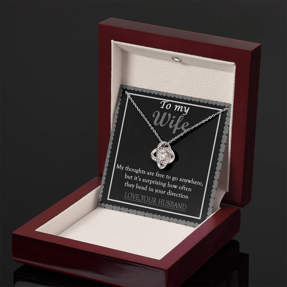 To My Wife Necklace - Anniversary Gift for Wife, Birthday Gift for Wife, Gift for Wife, Necklace for Wife, Gift for Wife Birthday