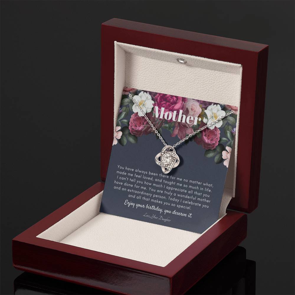 Mother's Birthday Gift | Necklace for Mom's Birthday | Elegant Gift for Mom From Daughter | Best Mom Gift Message Card | Elegant Gift