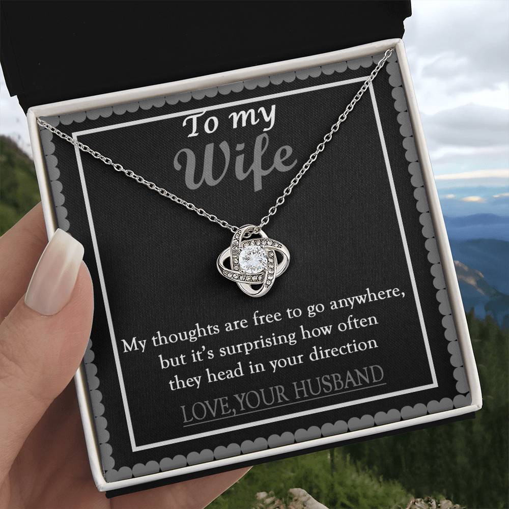 To My Wife Necklace - Anniversary Gift for Wife, Birthday Gift for Wife, Gift for Wife, Necklace for Wife, Gift for Wife Birthday