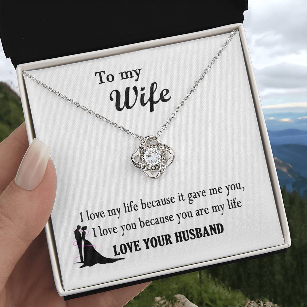 To My Wife Necklace - Anniversary Gift for Wife, Birthday Gift for Wife, Gift for Wife, Necklace for Wife, Gift for Wife Birthday
