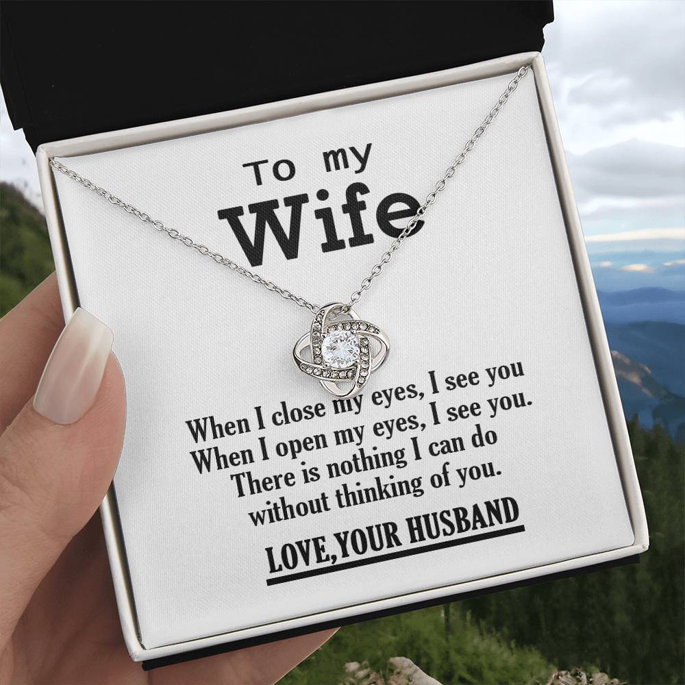 To My Wife Necklace - Anniversary Gift for Wife, Birthday Gift for Wife, Gift for Wife, Necklace for Wife, Gift for Wife Birthday