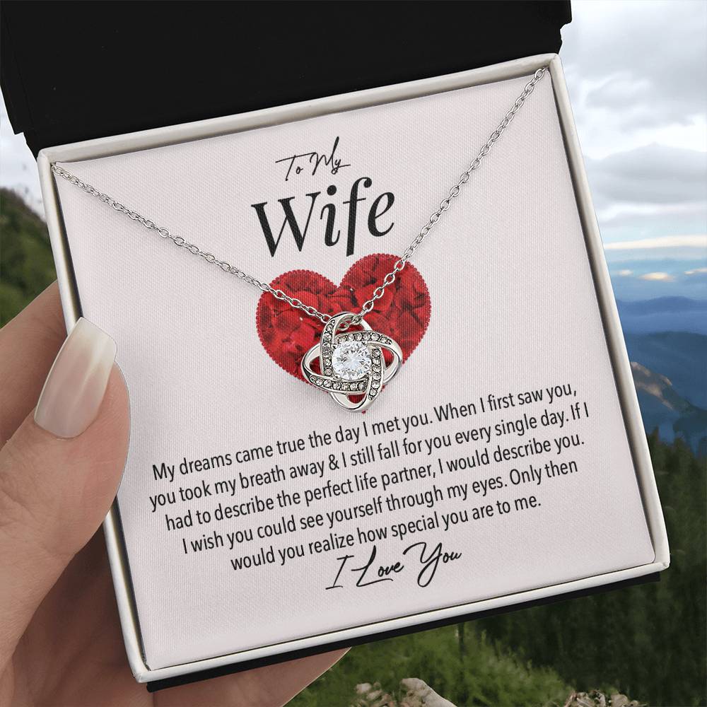 Wife Anniversary/birthday/surprise Necklace