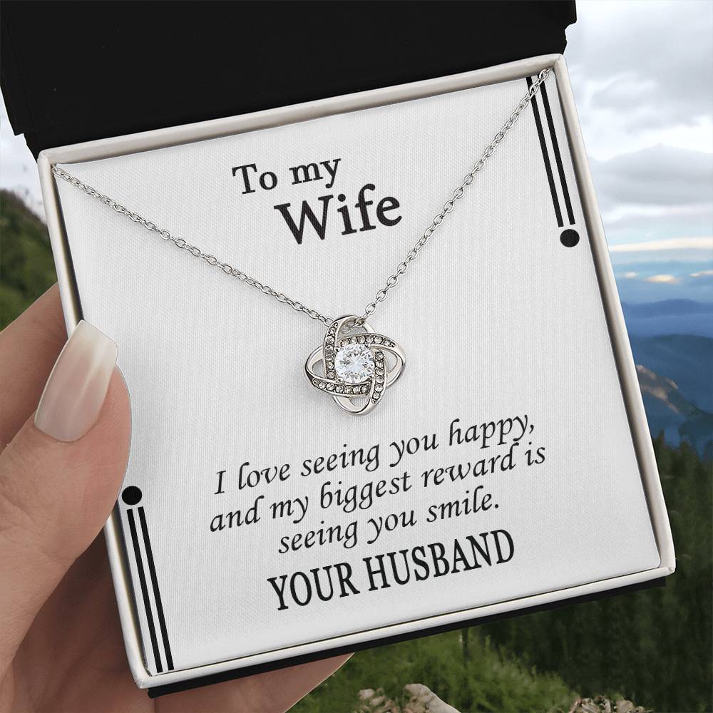 To My Wife Necklace - Anniversary Gift for Wife, Birthday Gift for Wife, Gift for Wife, Necklace for Wife, Gift for Wife Birthday